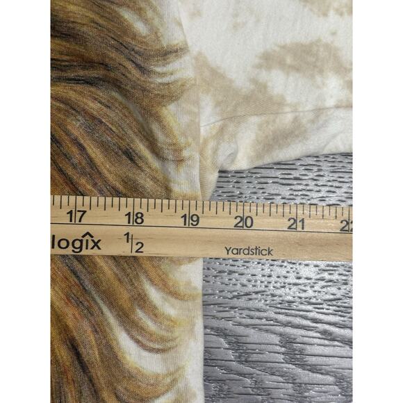 Vintage 1994 Liquid Blue Rich Normurdin Double Sided Lion Nature Shirt Men Large - Picture 6 of 9